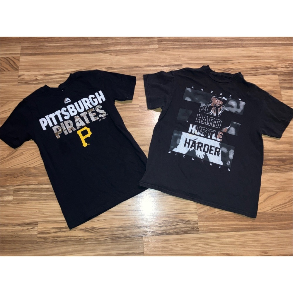 Pittsburgh Pirates Andrew McCutchen‎ #22 Majestic Baseball Shirt Youth Small